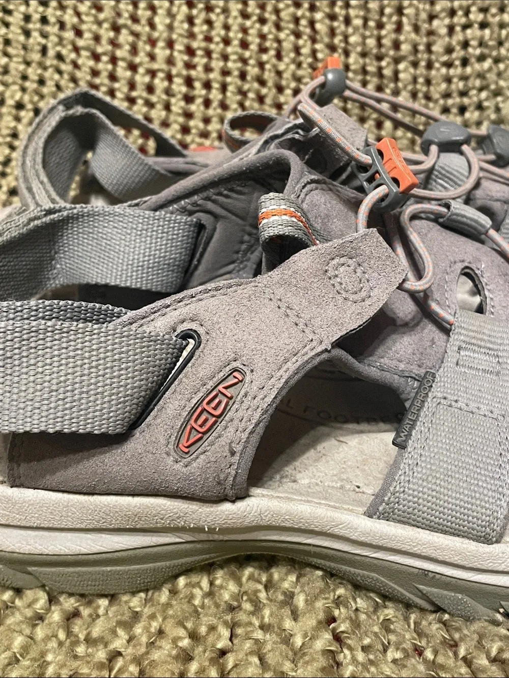 Keen Men's Gray Closed-Toe Outdoor Sport Sandals